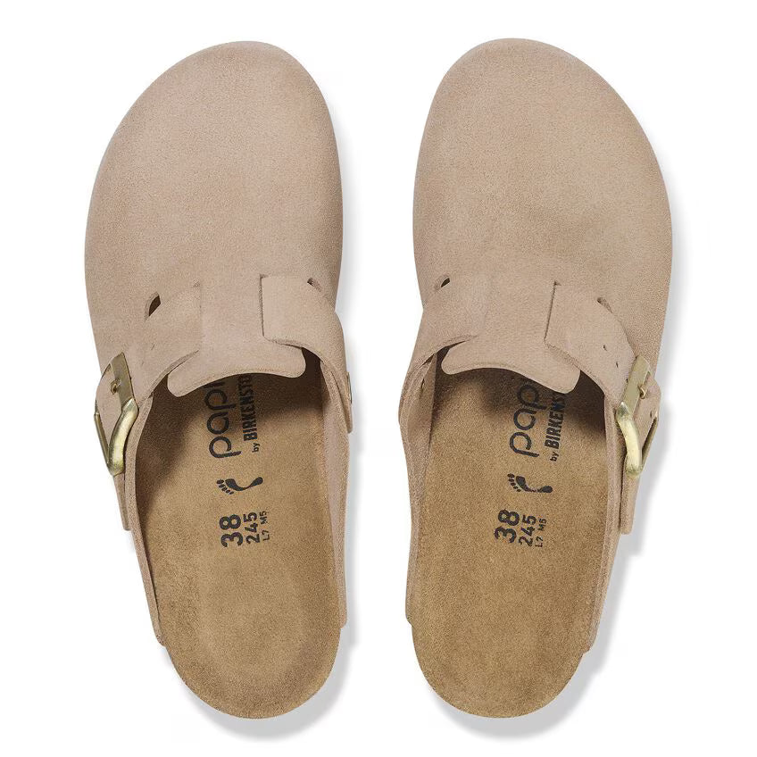 Fanny Suede Birkenstock - Warm Sand