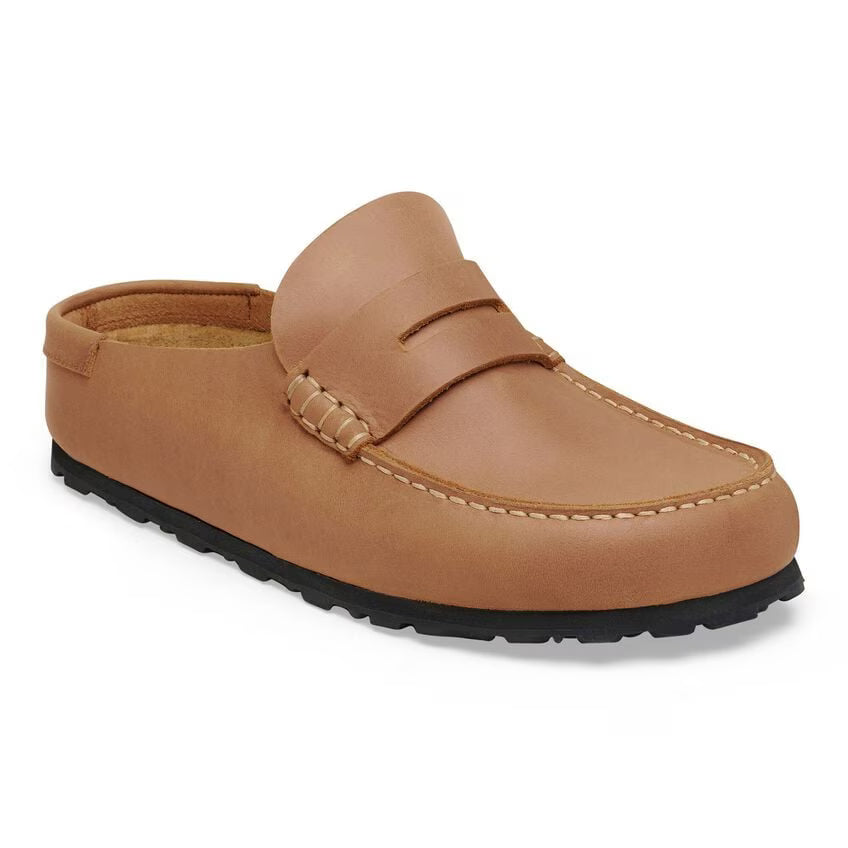 Naples Wrapped Oiled Leather - Cognac Birkenstocks