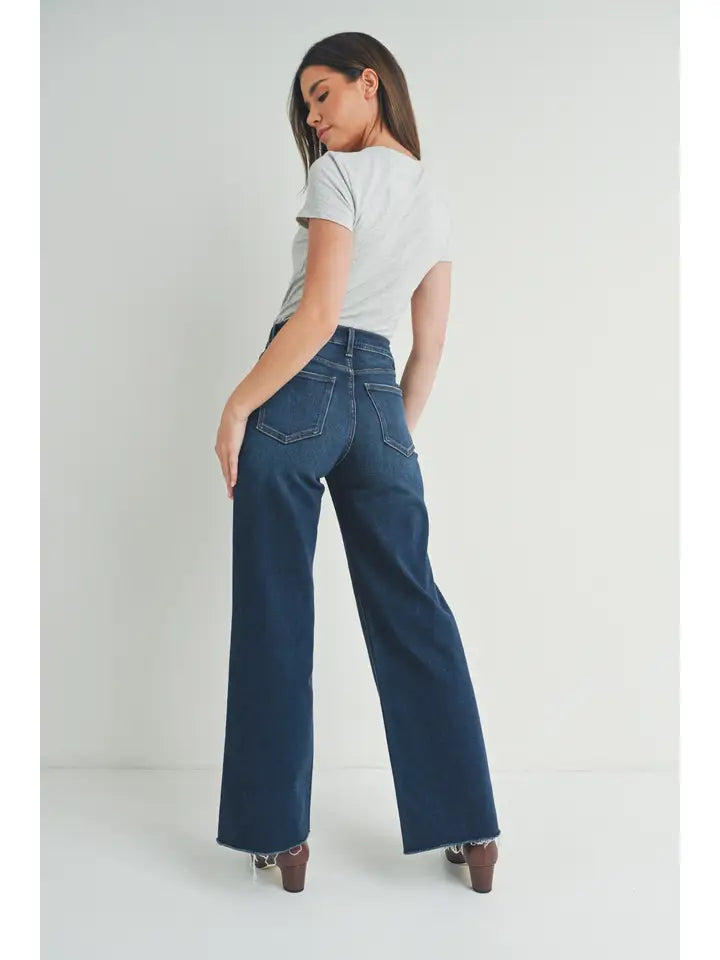 Just USA longer length wide leg jeans