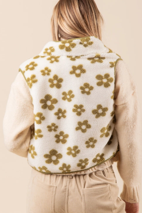 Printed Cute Fleece Vest