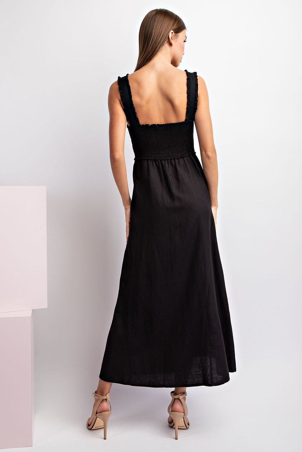 EE:some Black Tank-Top Dress