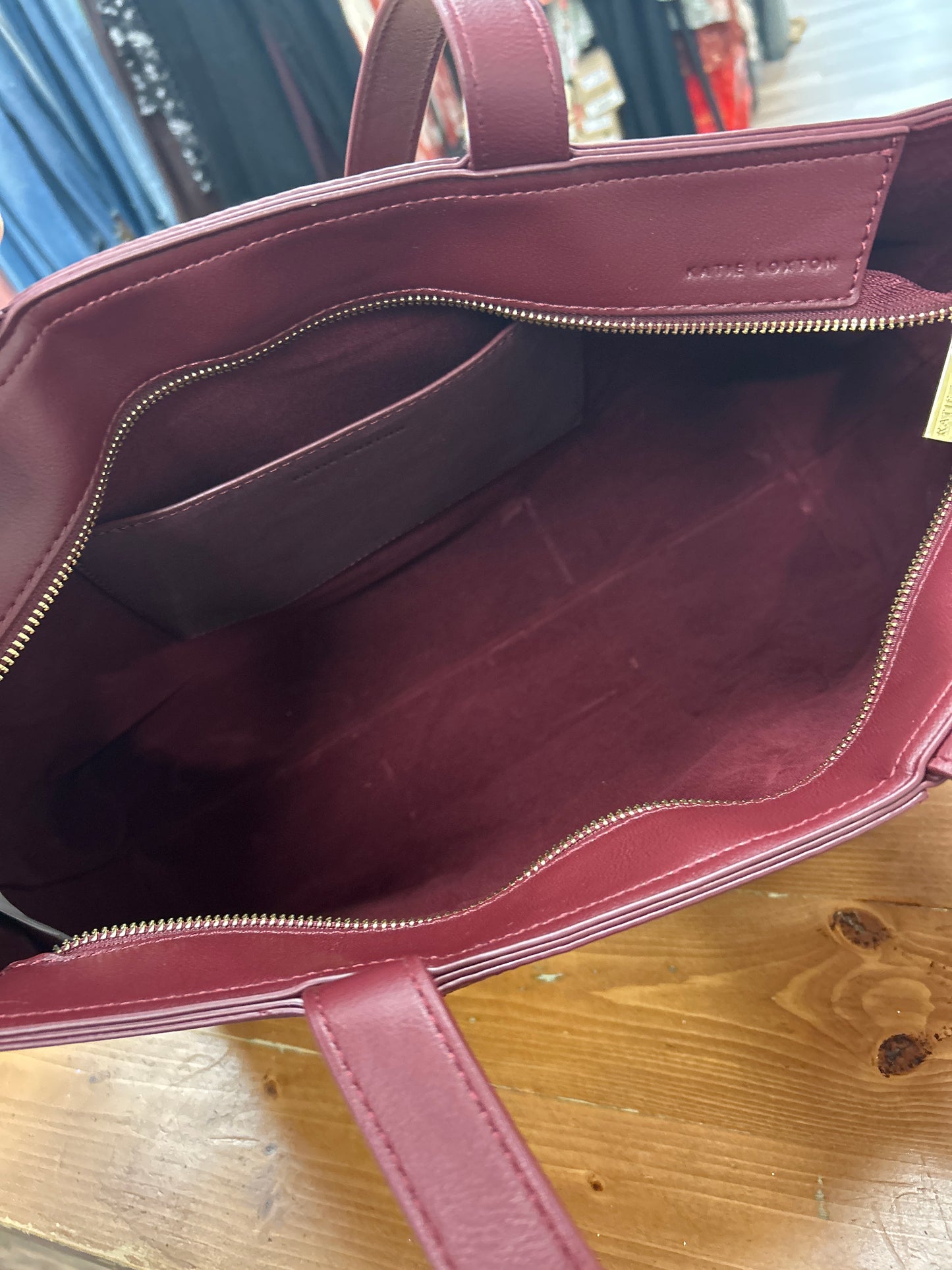 Katie Loxton Burgundy purse
