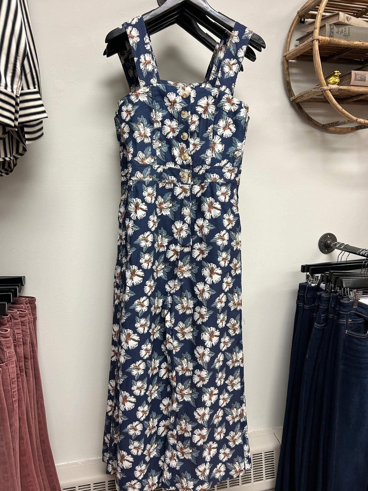 Floral Pattern Jumpsuit