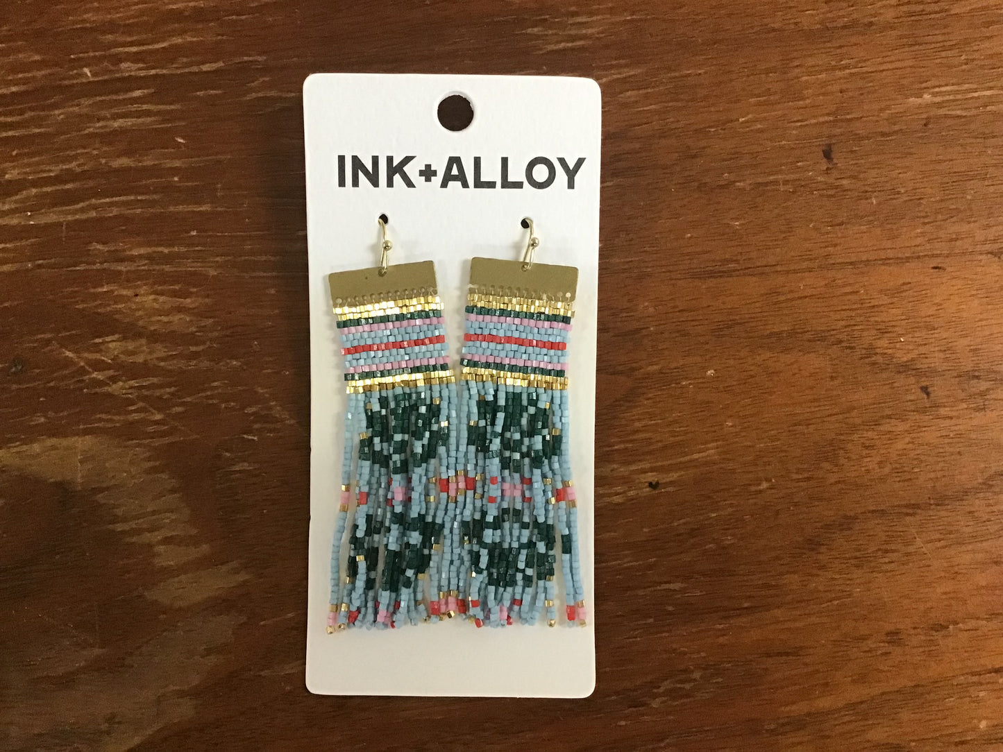 Ink + Alloy Beaded Earrings - Lauren