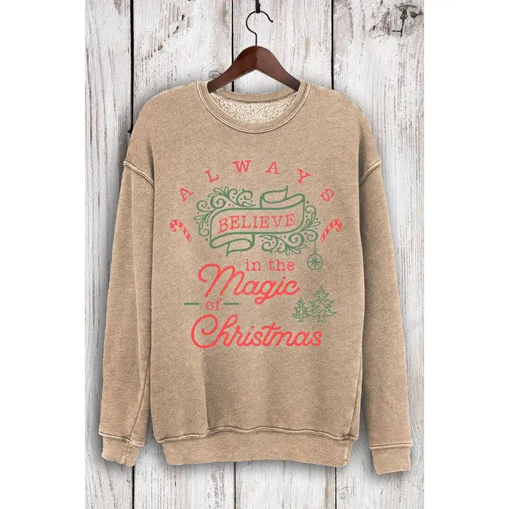 Magic Christmas Mineral Sweatshirts