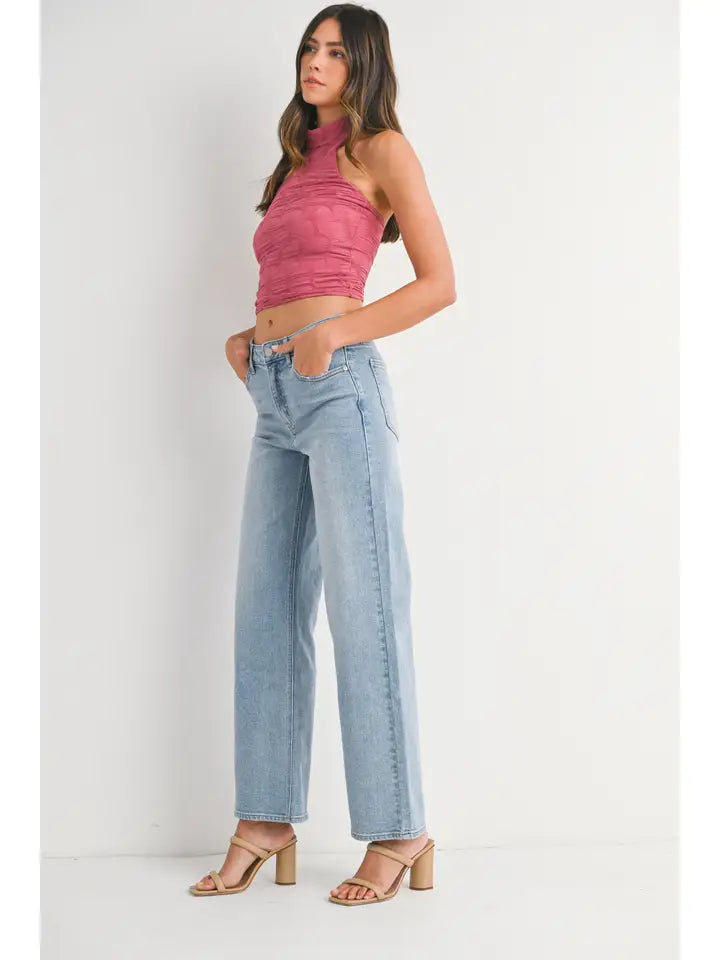 JBD High Rise Full Length Straight Jean