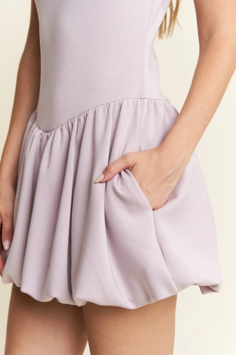 Athletic Bubble Dress with Shorts
