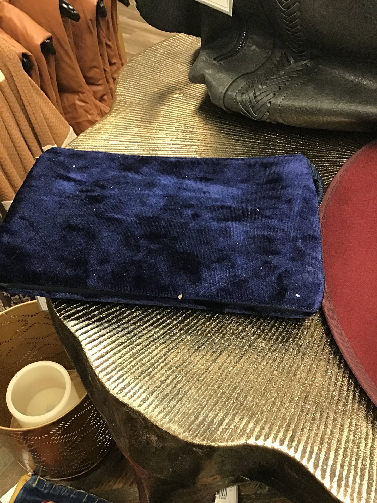 Jen & Co Velvet Clutch