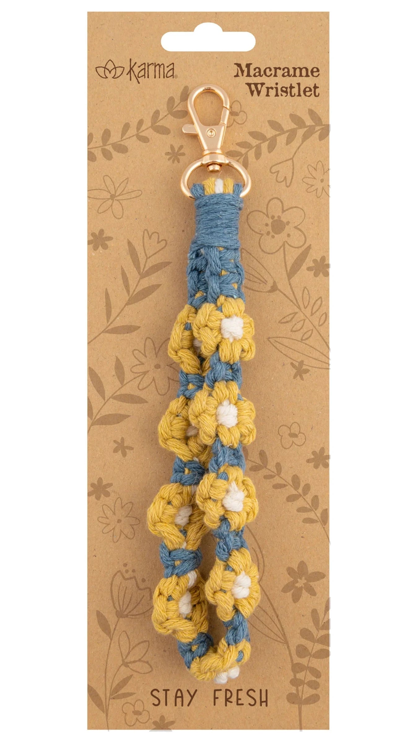 Karma Macrame Wristlet