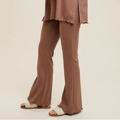 Ribbed Knit Lounge Pants