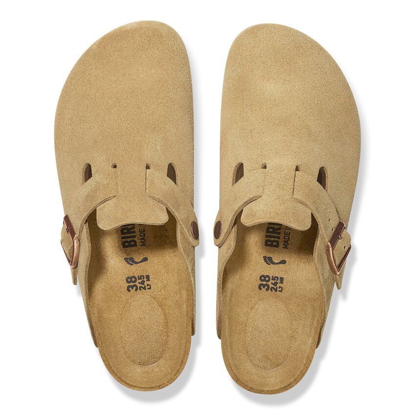 Boston Birkenstock (Latte Cream)