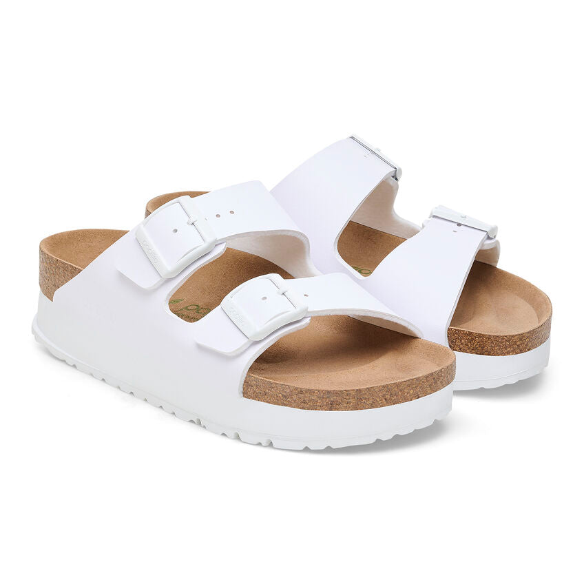 Arizona Flex Platform Birkenstock (White)