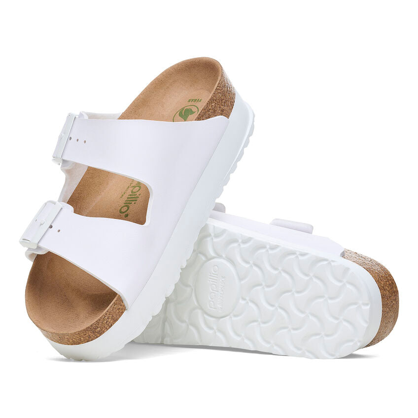 Arizona Flex Platform Birkenstock (White)