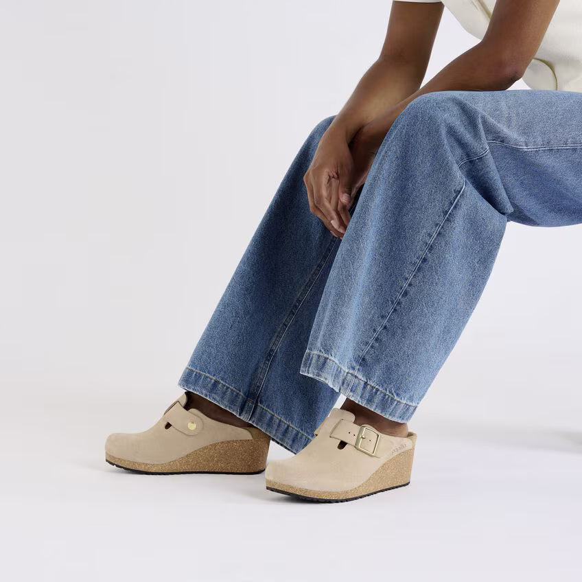Fanny Suede Birkenstock - Warm Sand