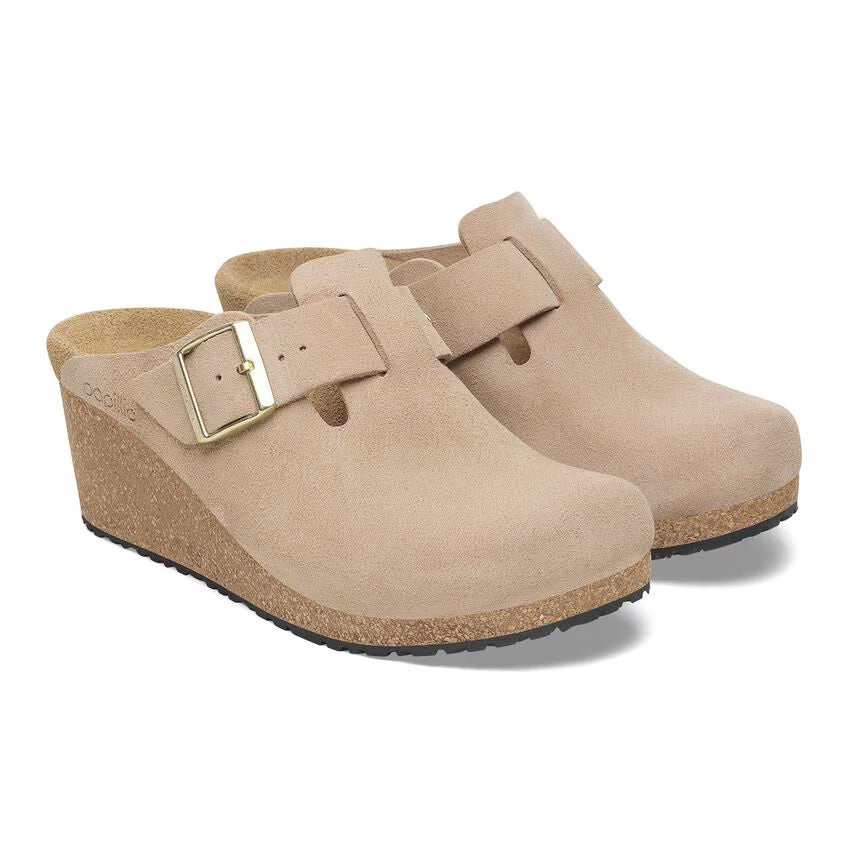 Fanny Suede Birkenstock - Warm Sand