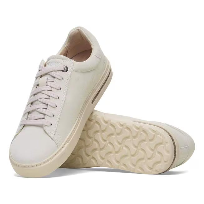 Bend Low Suede Leather  Antique White