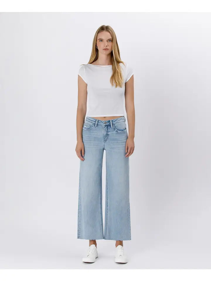 Vervet High Rise Wide Leg Jean
