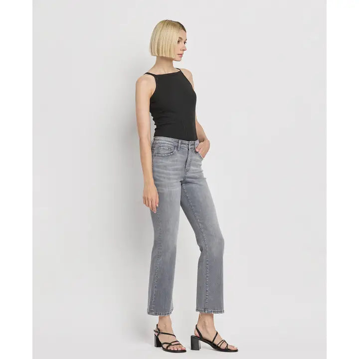 High Rise Ankle Bootcut Jeans