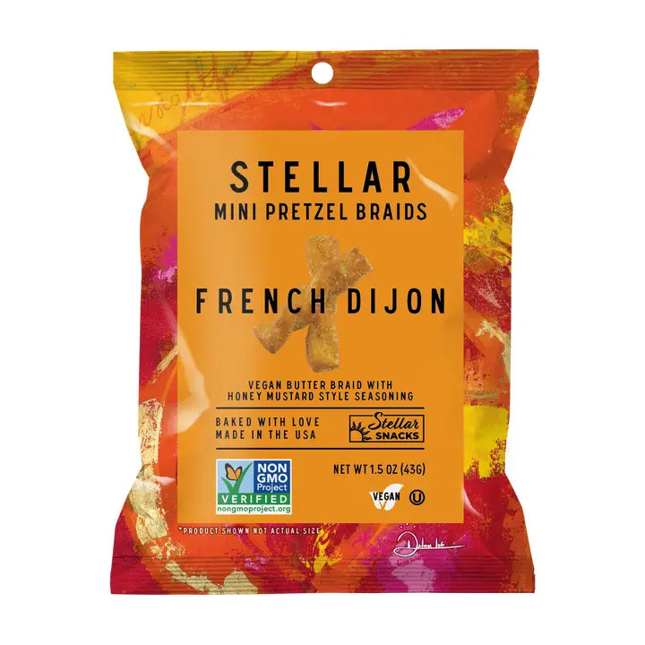 Stellar Pretzel Braids- French Dijon 1.5oz