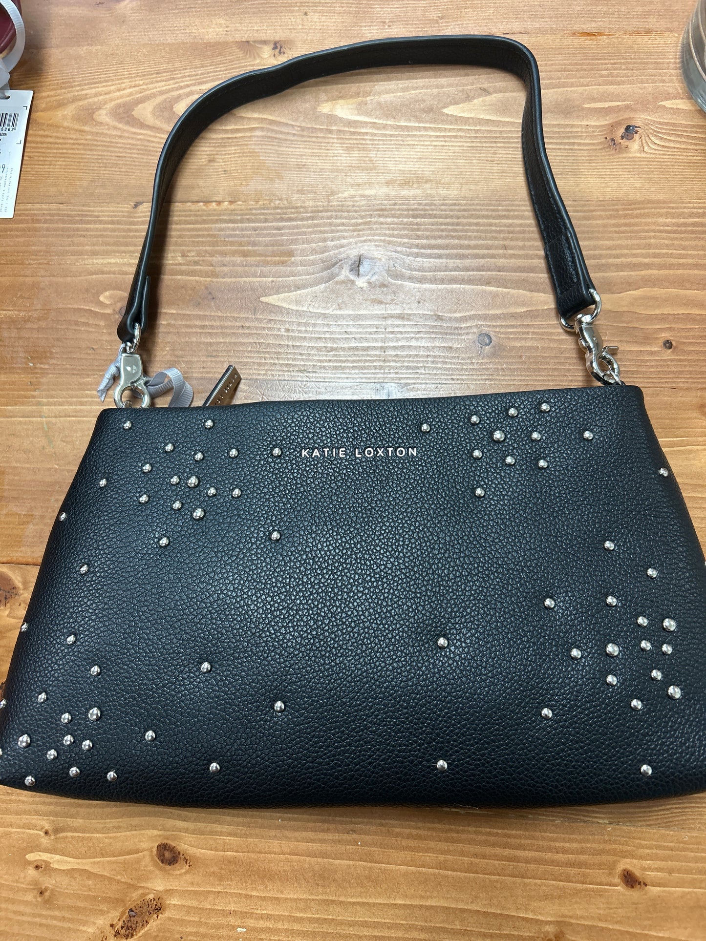 Katie Loxton black studded purse