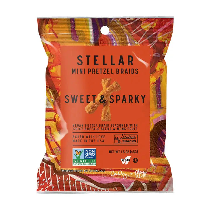 Stellar Pretzel Braids - Sweet & Sparky - 1.5oz