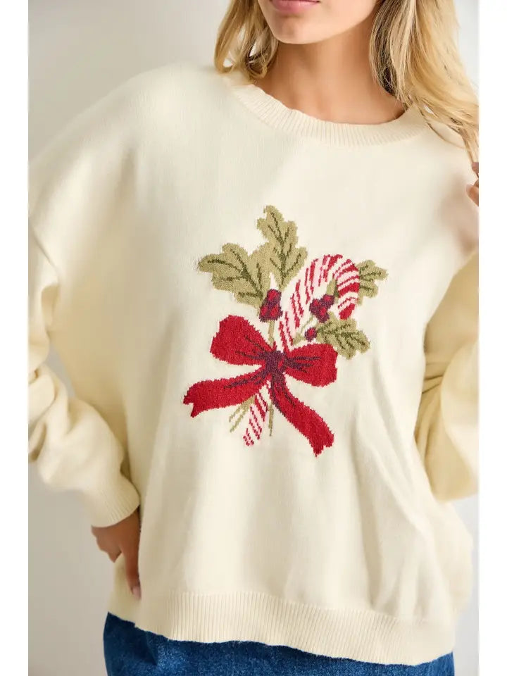 Candy Cane Sweater