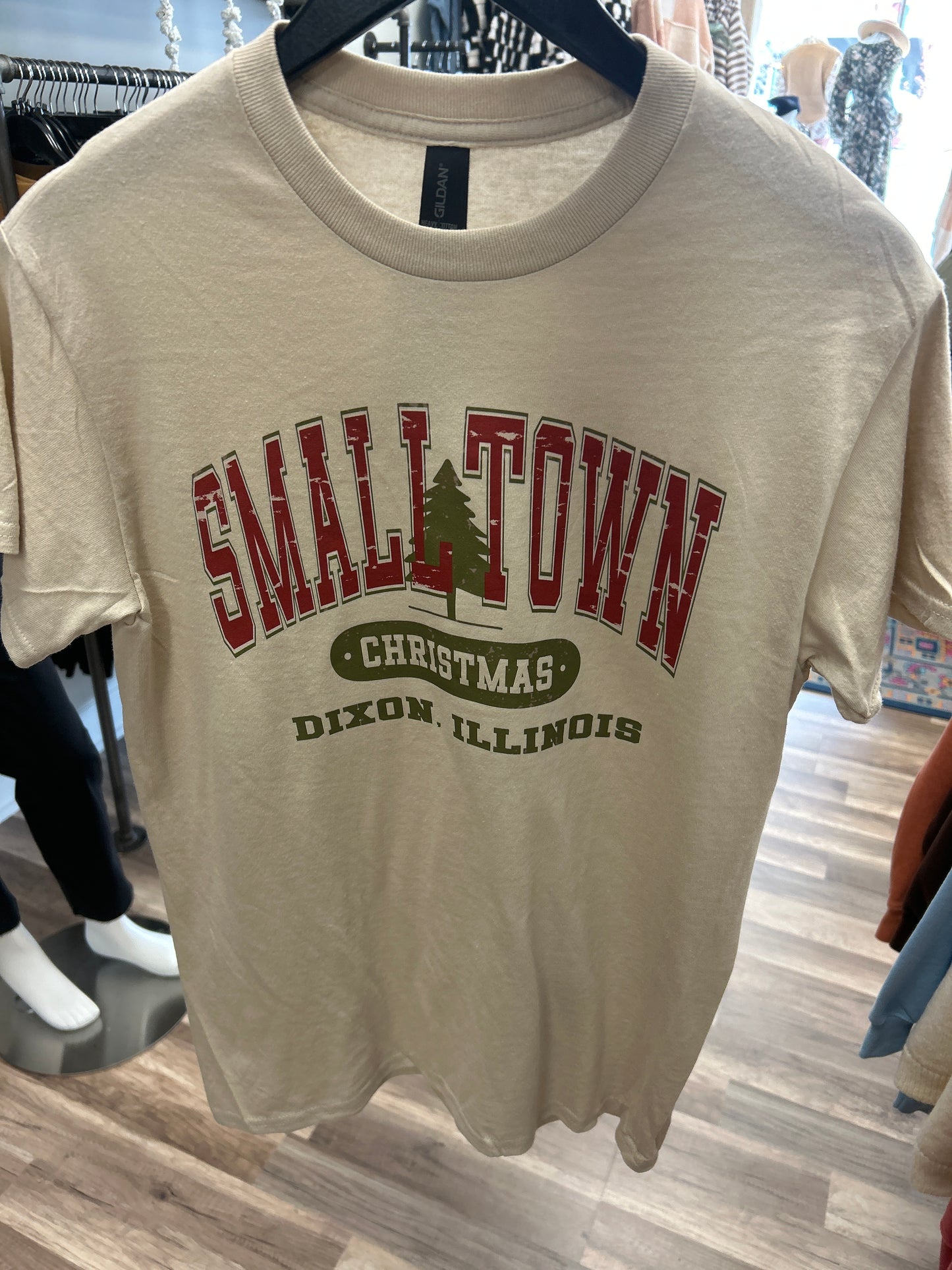 Small Town Christmas Dixon IL Tee