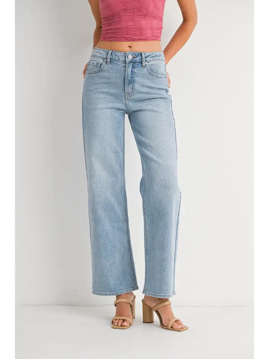 JBD High Rise Full Length Straight Jean