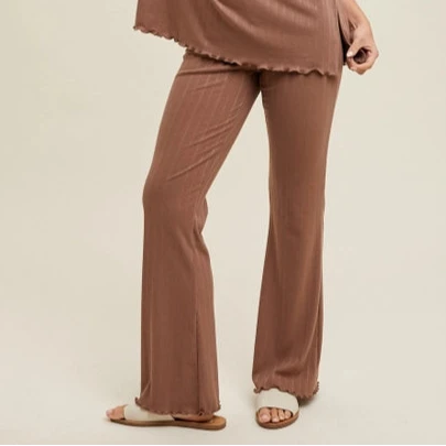 Ribbed Knit Lounge Pants