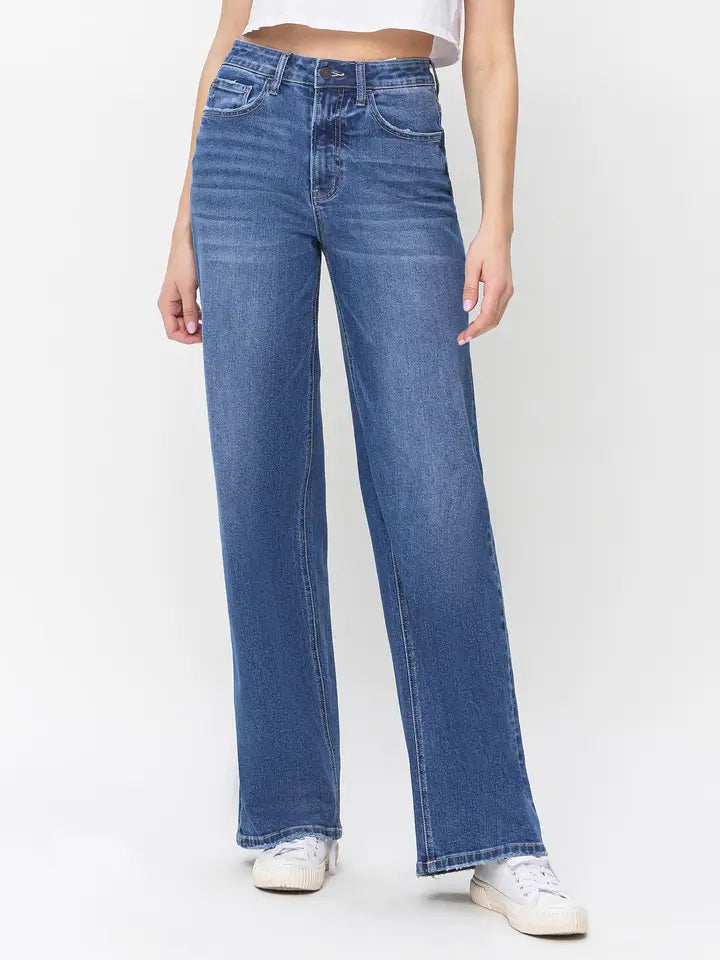 90's Vintage Super High Rise Loose Jeans