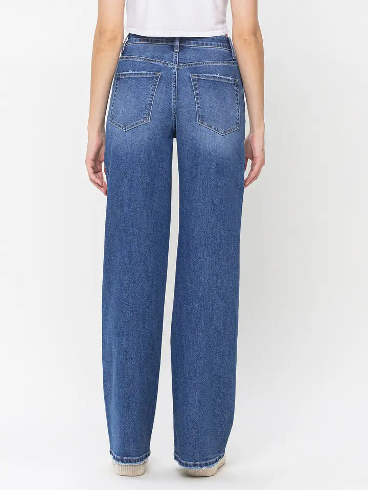 90's Vintage Super High Rise Loose Jeans