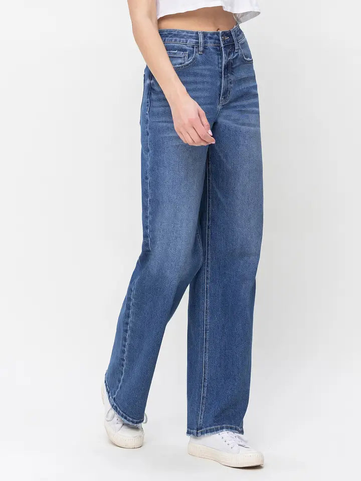 90's Vintage Super High Rise Loose Jeans