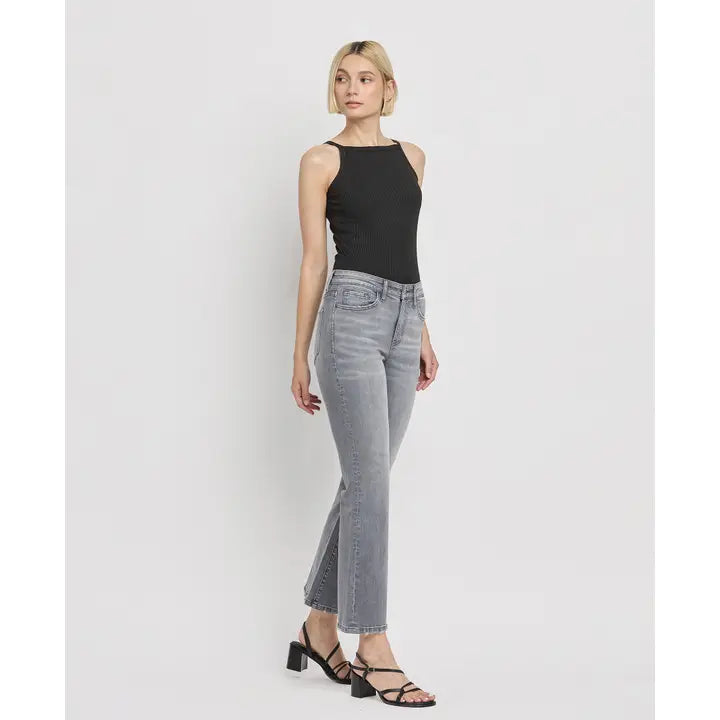 High Rise Ankle Bootcut Jeans