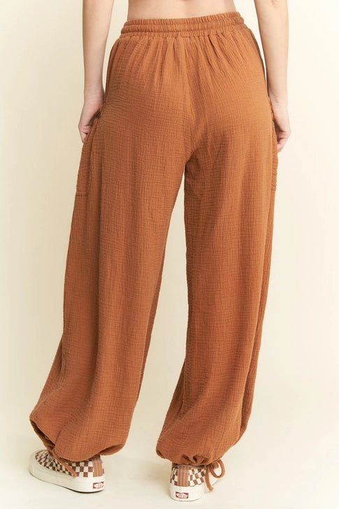 Vintage Gauze Jogger Pants