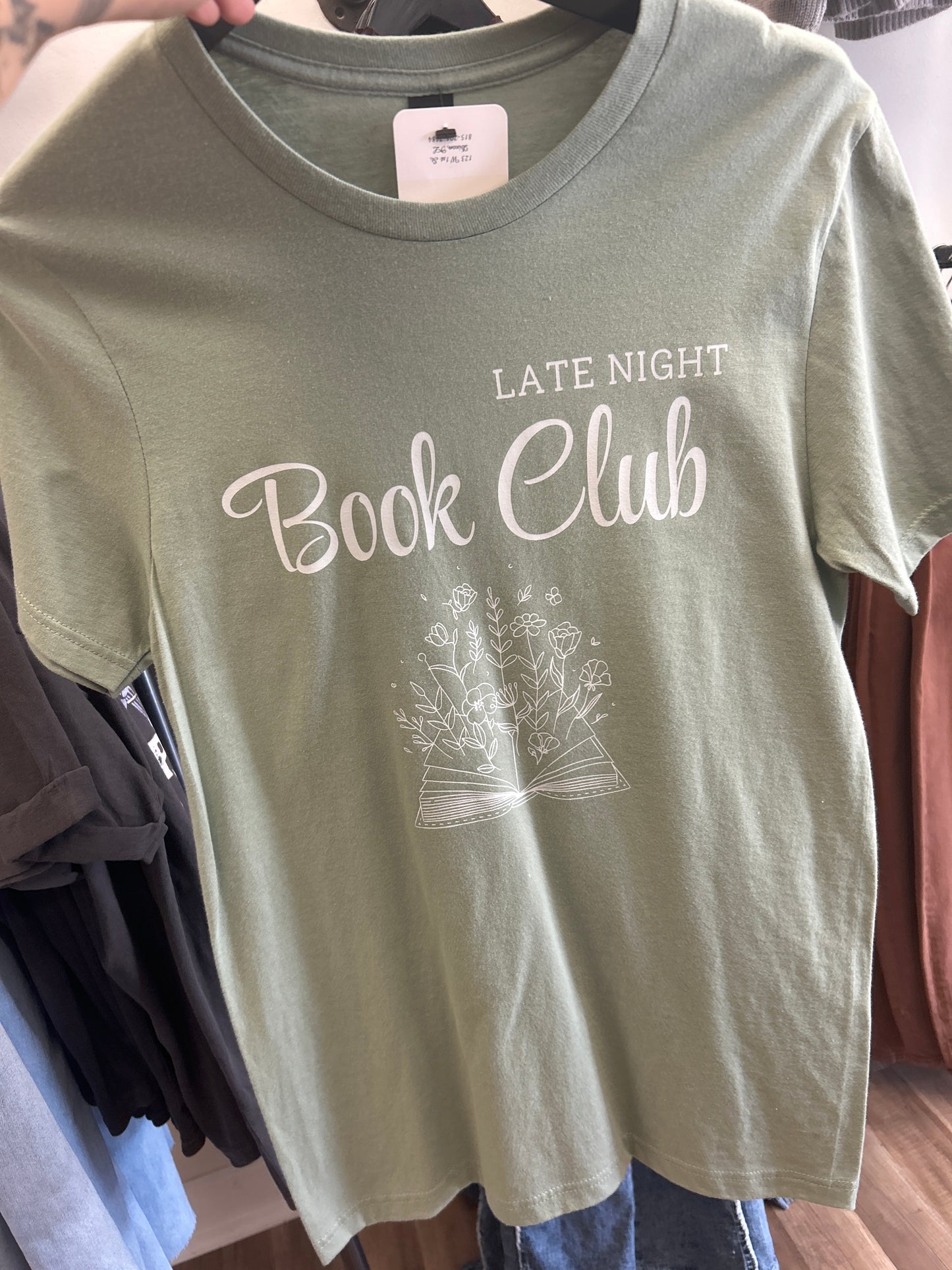 Late Night Book Club Graphic T-Shirt