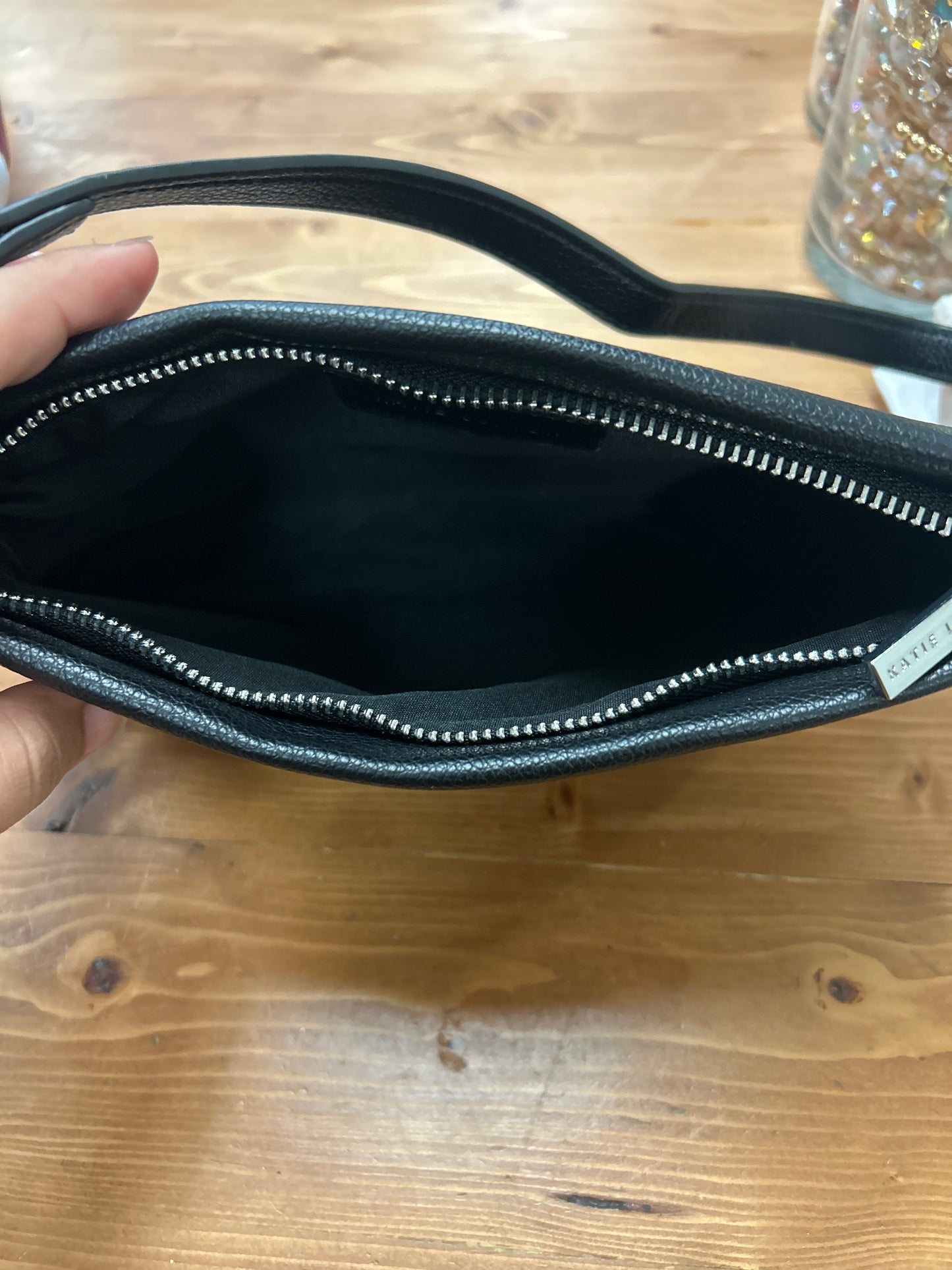 Katie Loxton black studded purse