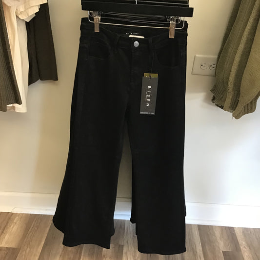 Risen Black Straight Leg Jean