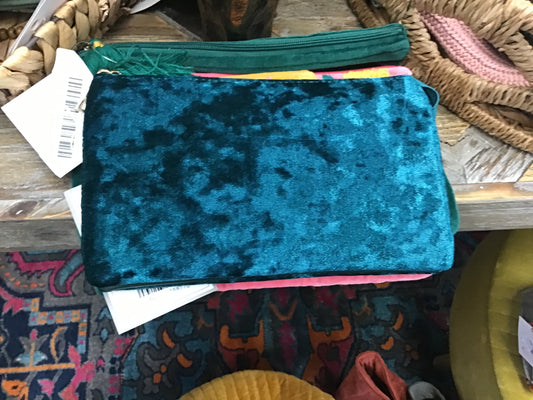 Jen & Co Velvet Clutch