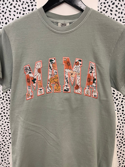 Mama Embroidered T-Shirt