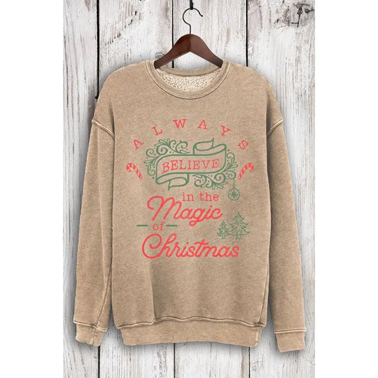 Magic Christmas Mineral Sweatshirts