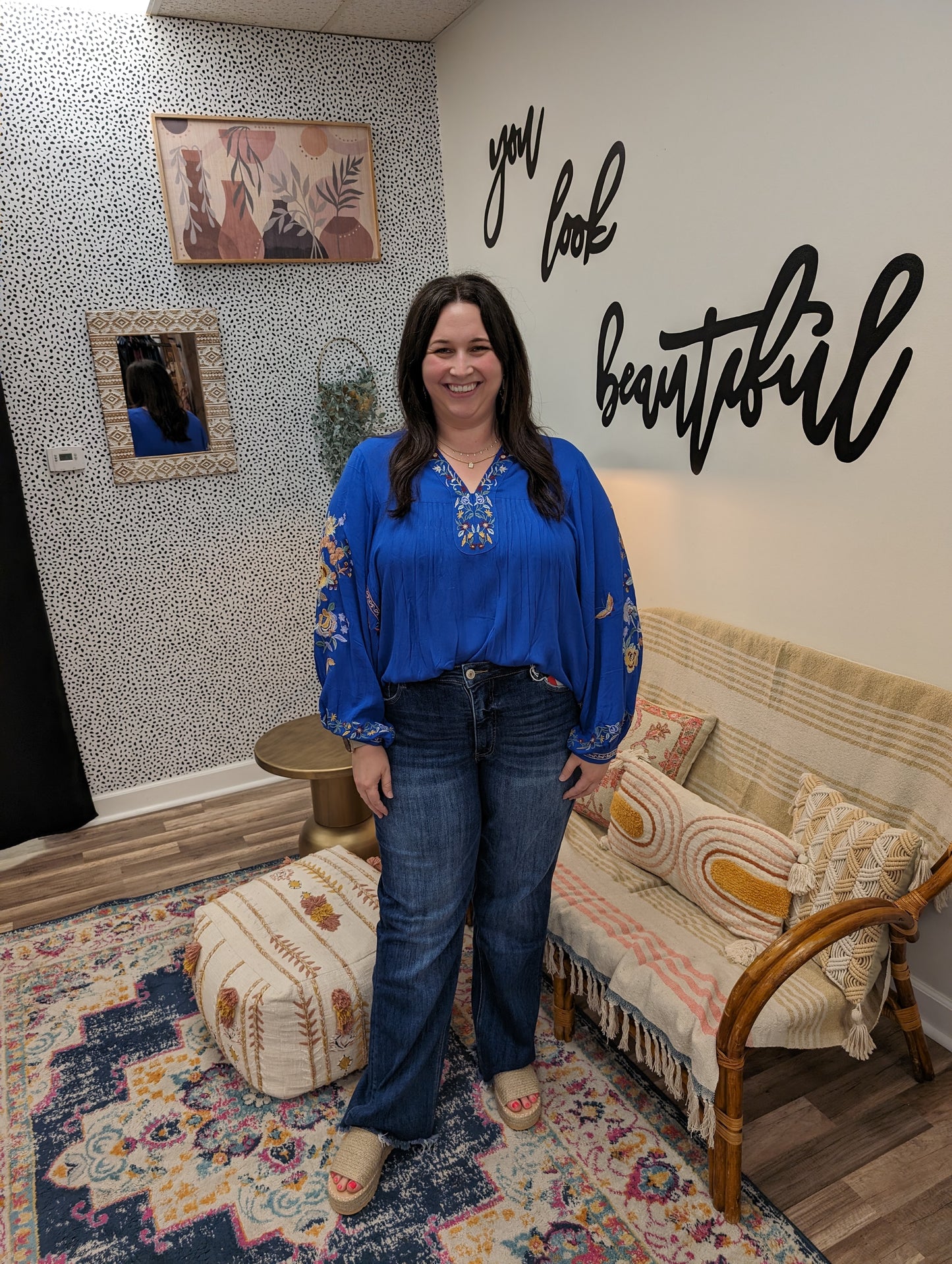 Vervet High Rise Tummy Control Dad Jean Plus