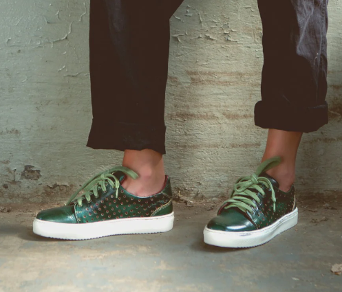 Bed I Stu Lyne Sneaker - Dark Teal Rustic