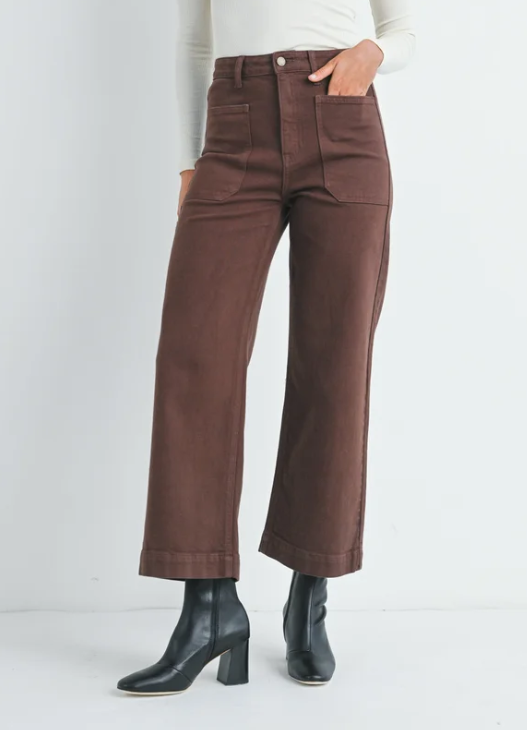 Coffee Bean Utility Jeans