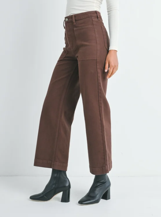 Coffee Bean Utility Jeans