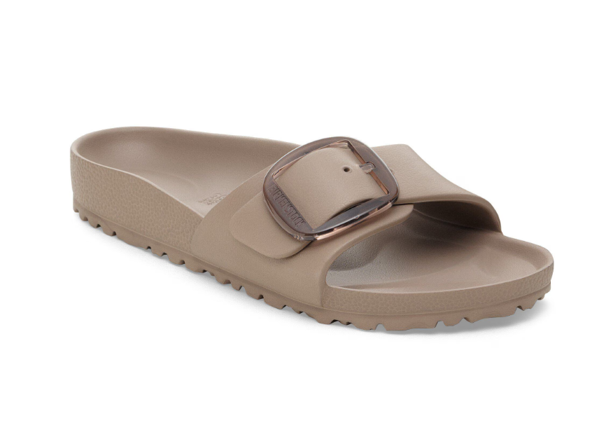 Madrid Big Buckle Eva Gray Taupe