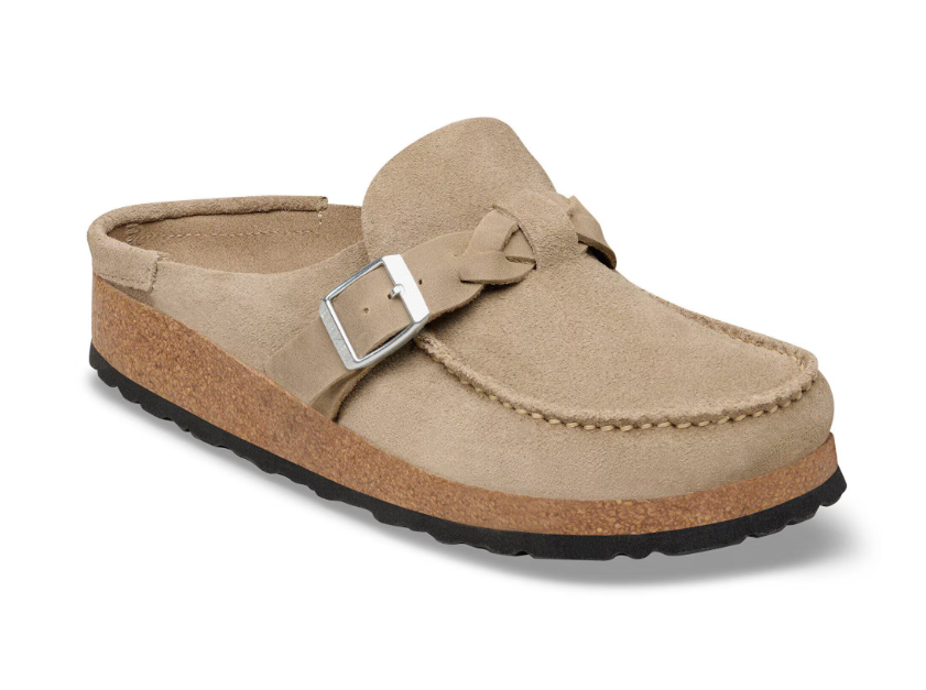 Buckley Braided Suede Birkenstock - Taupe