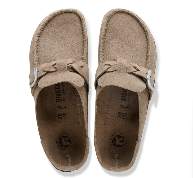 Buckley Braided Suede Birkenstock - Taupe