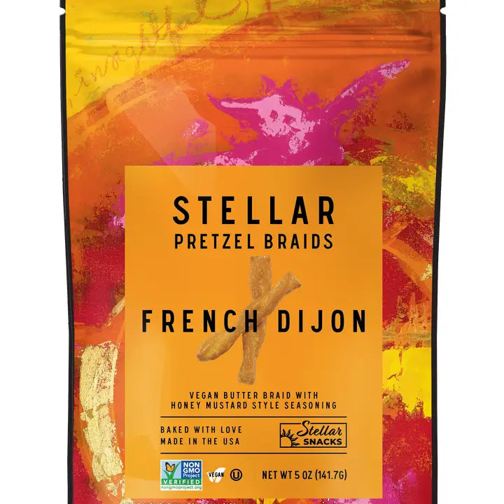 Stellar Pretzel Braids- French Dijon- 5oz