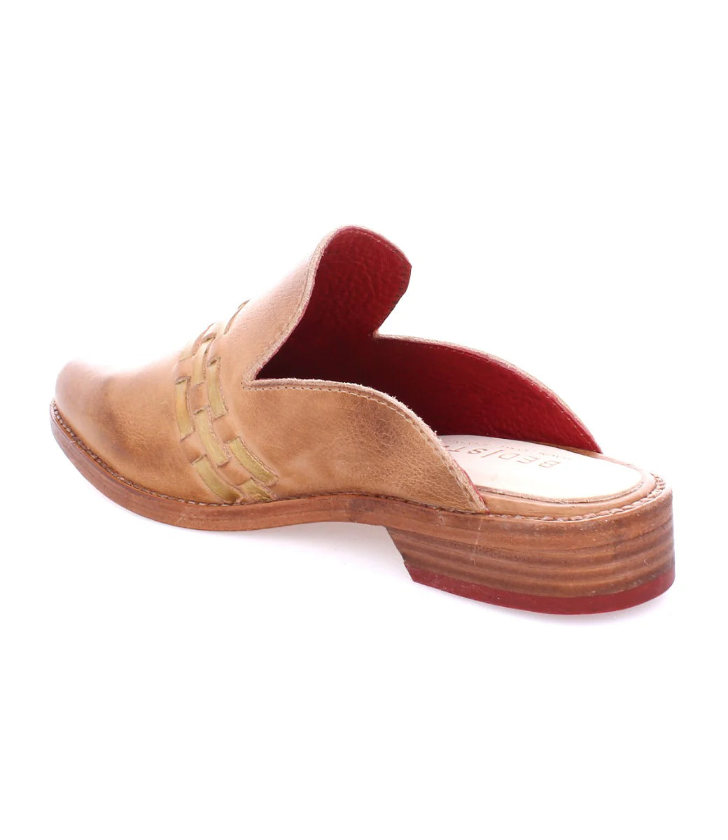Bed| Stu Mules - Asenet - Tan Gold Rustic