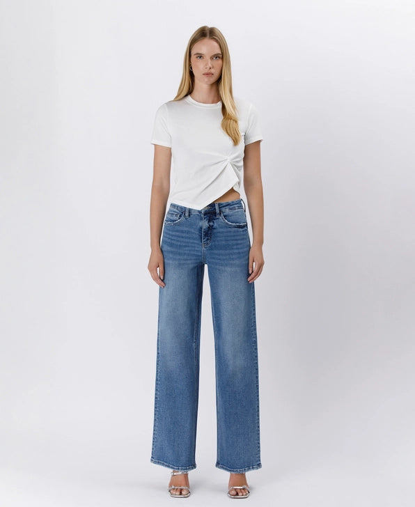 Lovervet Super High Rise Baggy Wide Jean